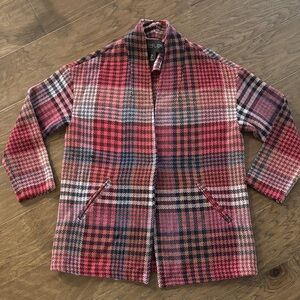 Rachel Zoe Plaid Cardigan - Red and Black